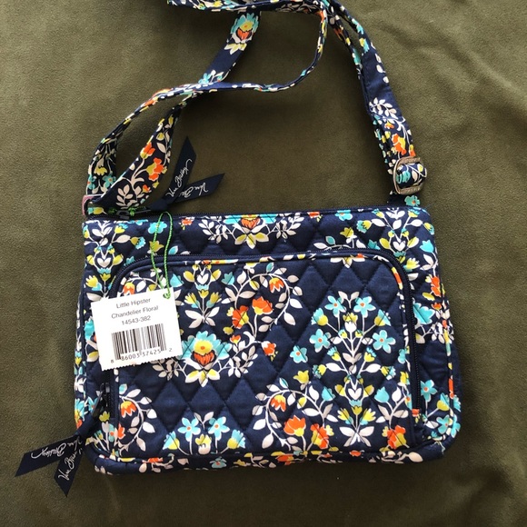 Navy Blue fabric hipster new with tags by Vera Bradley - Picture 1 of 14